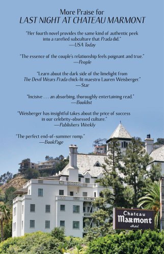 Last Night at Chateau Marmont - by Lauren Weisberger (Paperback)