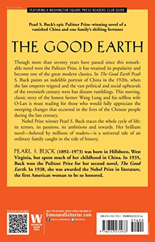 Good Earth, the (Oprah's Book Club) Book 1 of 3: The Good Earth Trilogy  | by Pearl S. Buck