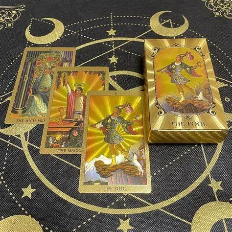  Gold Foil Tarot Cards 
